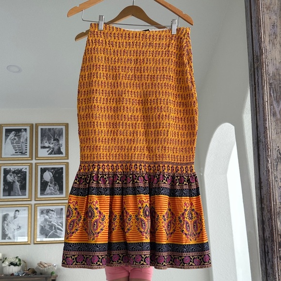 J Crew smocked sunny skirt - Picture 3 of 6